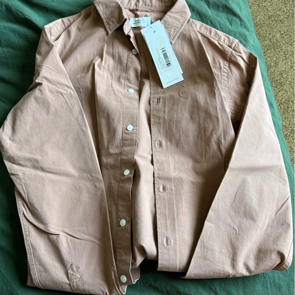 NWT Saturdays NY button down shirt medium
